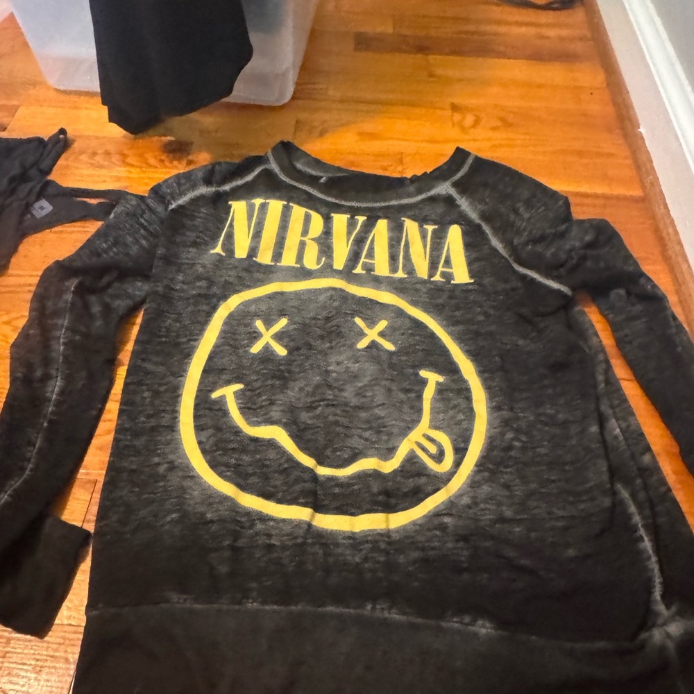 Nirvana Black and Yellow Shirt